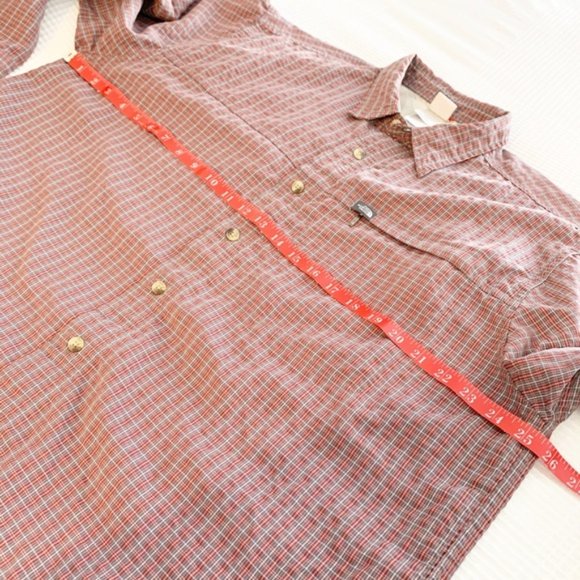 The North Face Long Sleeve Red Blue Plaid Shirt - Picture 7 of 11